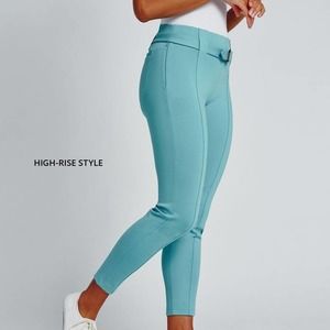 High-Rise Lite Ponte Dress Pant Yoga Pants (Bluetiful color)